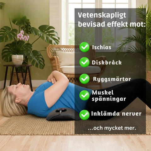 SpineRelief™ Pro - Elektrisk Ryggmassager med Värme