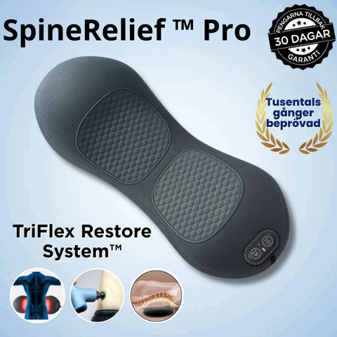 SpineRelief™ Pro - Elektrisk Ryggmassager med Värme
