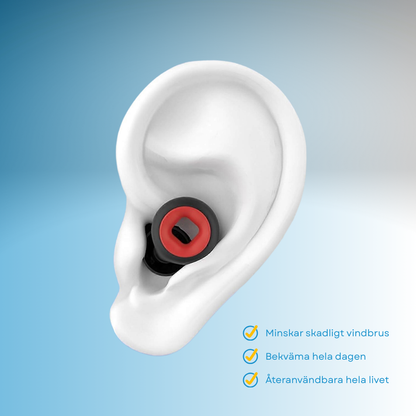 NoiseGuard™ Ljuddämpande öronproppar för motorcyklister 1+1 GRATIS