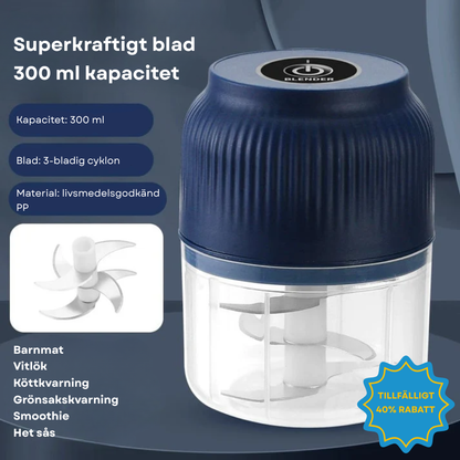 CleanCut™ Trådlös och multifunktionell mini-hackare för köket