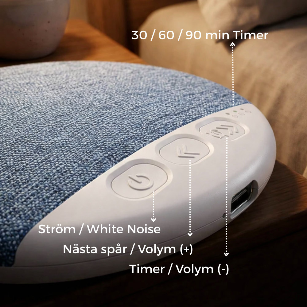 SleepWhisper™ Ultratunn Sovhögtalare – Osyndlig Komfort Hela Natten