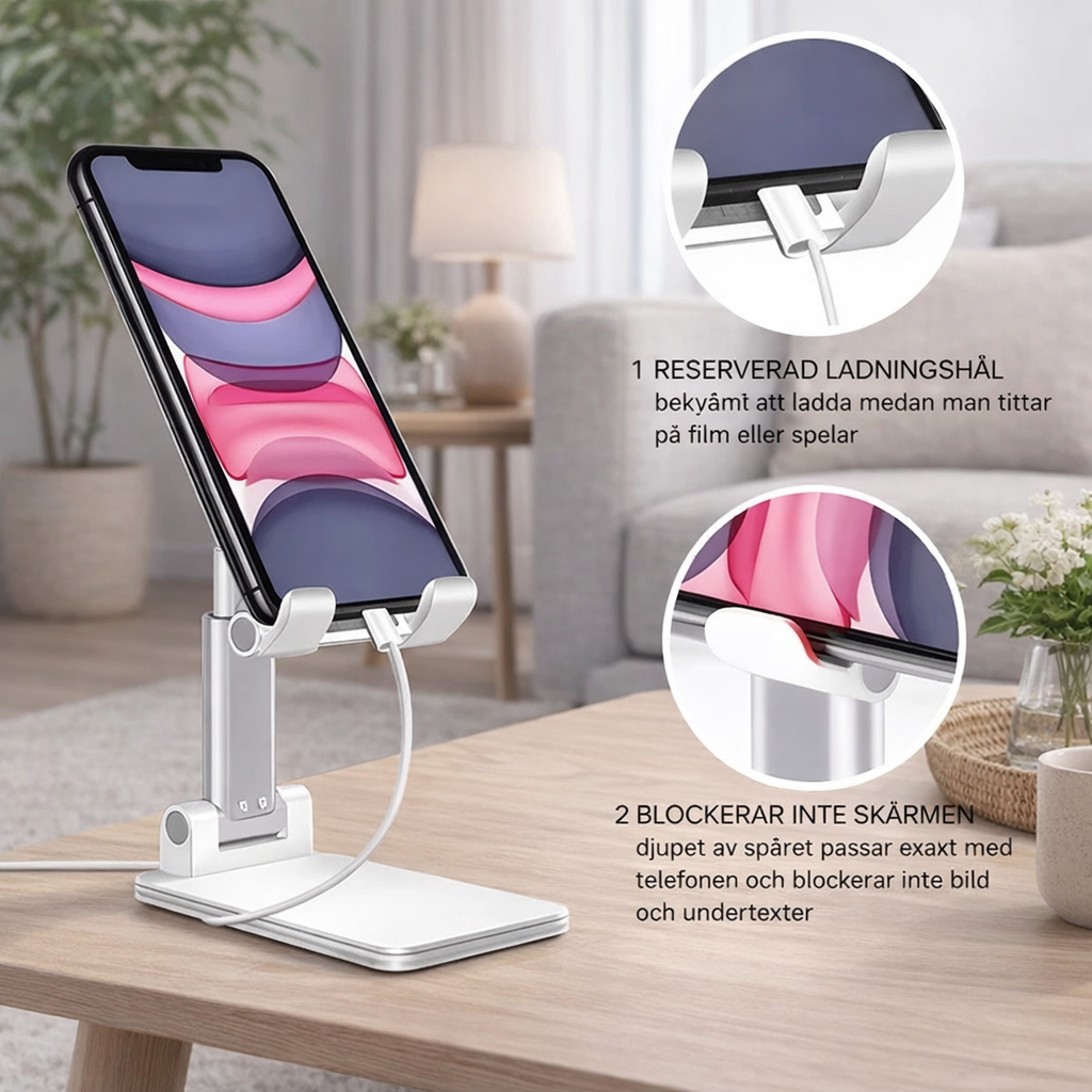 FlexView™ 360° Roterande Mobilhållare 1+1 GRATIS