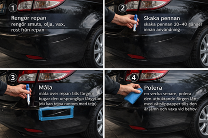 ScratchFix™ Reparationspenna för Billack 1+1 GRATIS