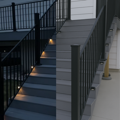 GlowStep™ – Automatisk Belysning för Trappa & Uteplats - 4-pack