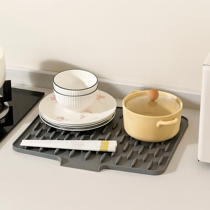 Norillo™ – Värmeskydd & Snabbavrinning – Silikon Diskmatta