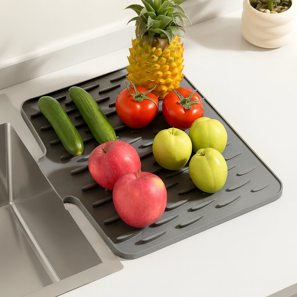 Norillo™ – Värmeskydd & Snabbavrinning – Silikon Diskmatta