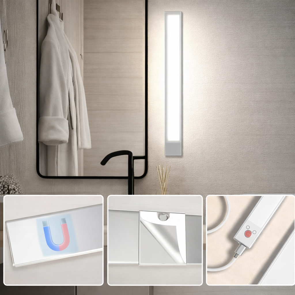 GlowSense™ Sensorlampa – 1+1 GRATIS – Se Var Du Går, Utan Att Tända Hela Rummet