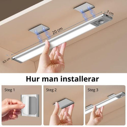 GlowSense™ Sensorlampa – 1+1 GRATIS – Se Var Du Går, Utan Att Tända Hela Rummet