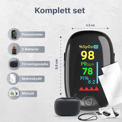 VitalSense™ – Mät Syrenivå & Puls på Sekunder