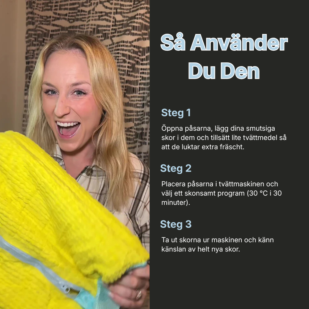 SneakCare™ - Det har aldrig varit så enkelt att få rena skor
