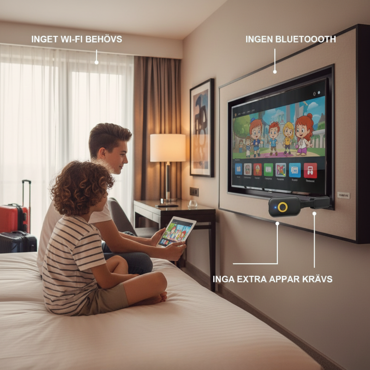 CastFlow™ – Plug & Play Skärmdelning Utan Krångel