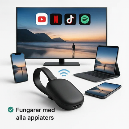 CastFlow™ – Plug & Play Skärmdelning Utan Krångel