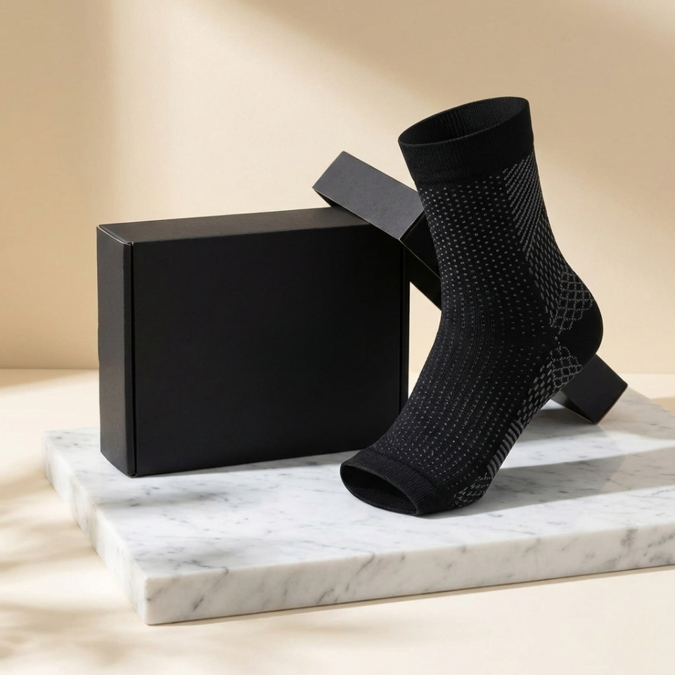 StepRelief™ Kompressionsstrumpa – Stöd & Komfort i Varje Steg