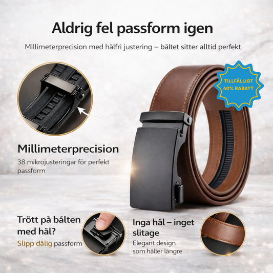 FlexFit™ Automatiskt justerbart bälte