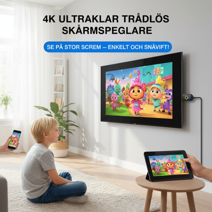 CastFlow™ – Plug & Play Skärmdelning Utan Krångel