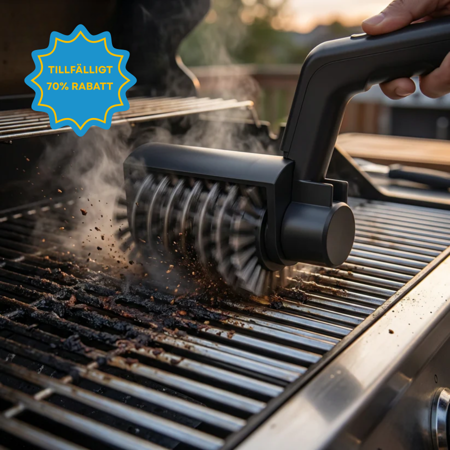 GrillCleaner Pro™ – Elektrisk Grillrengörare med Kraftfull Motor