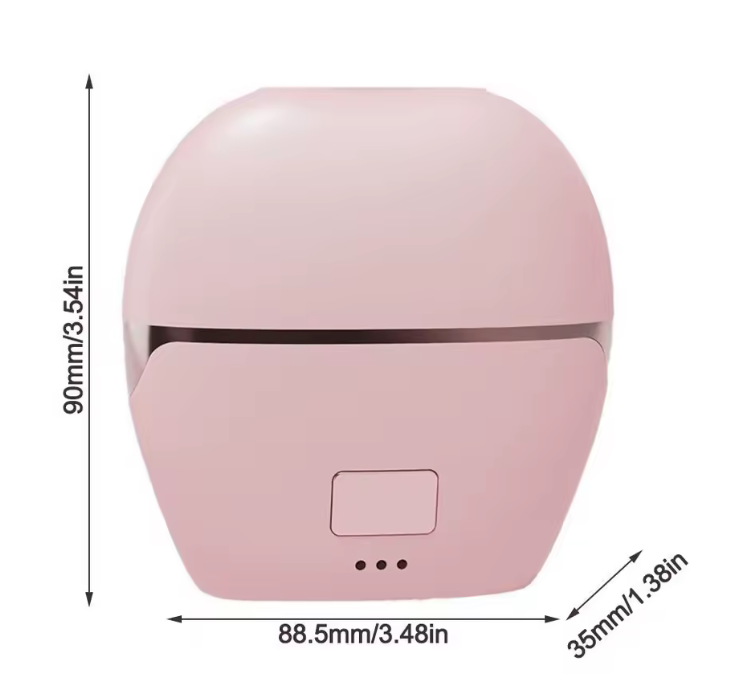 StyleGo™ Portabel Värmeborste – Kompakt & Sladdlös