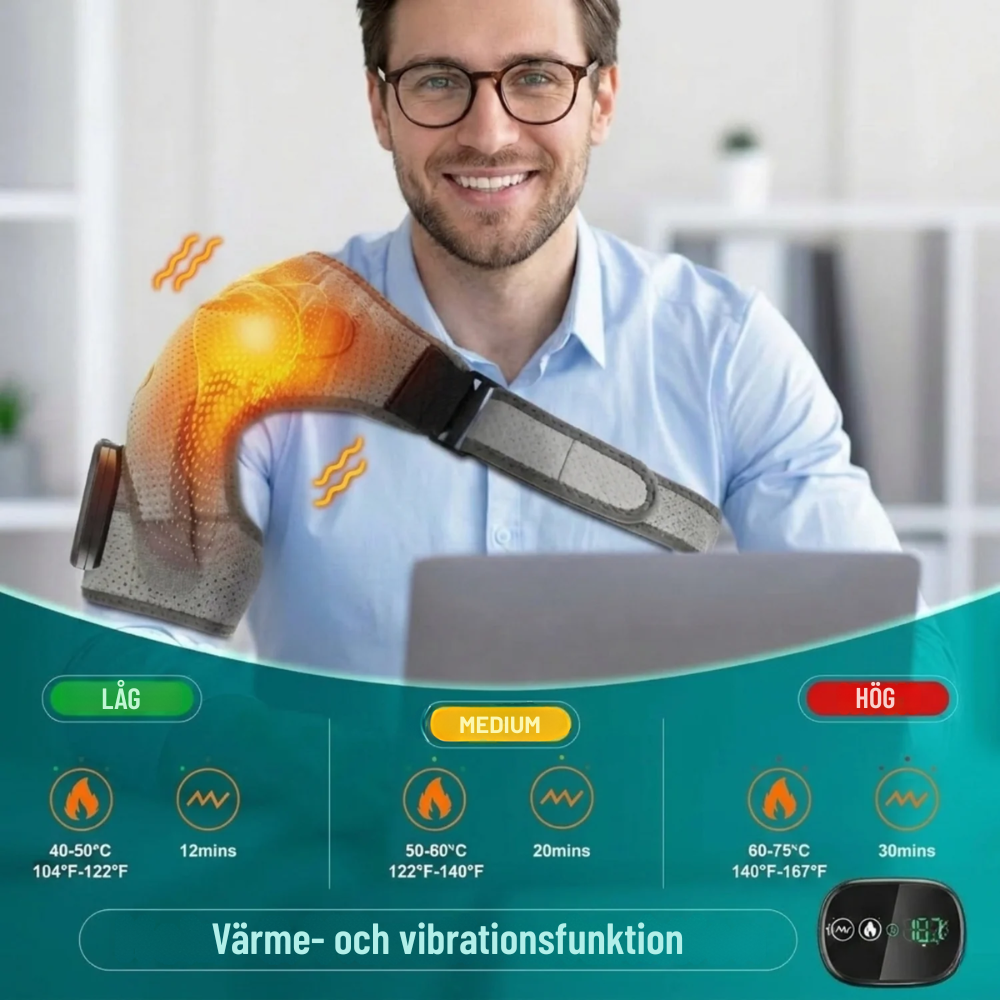 Thermora™ – Värme & Massage för Spända Axlar