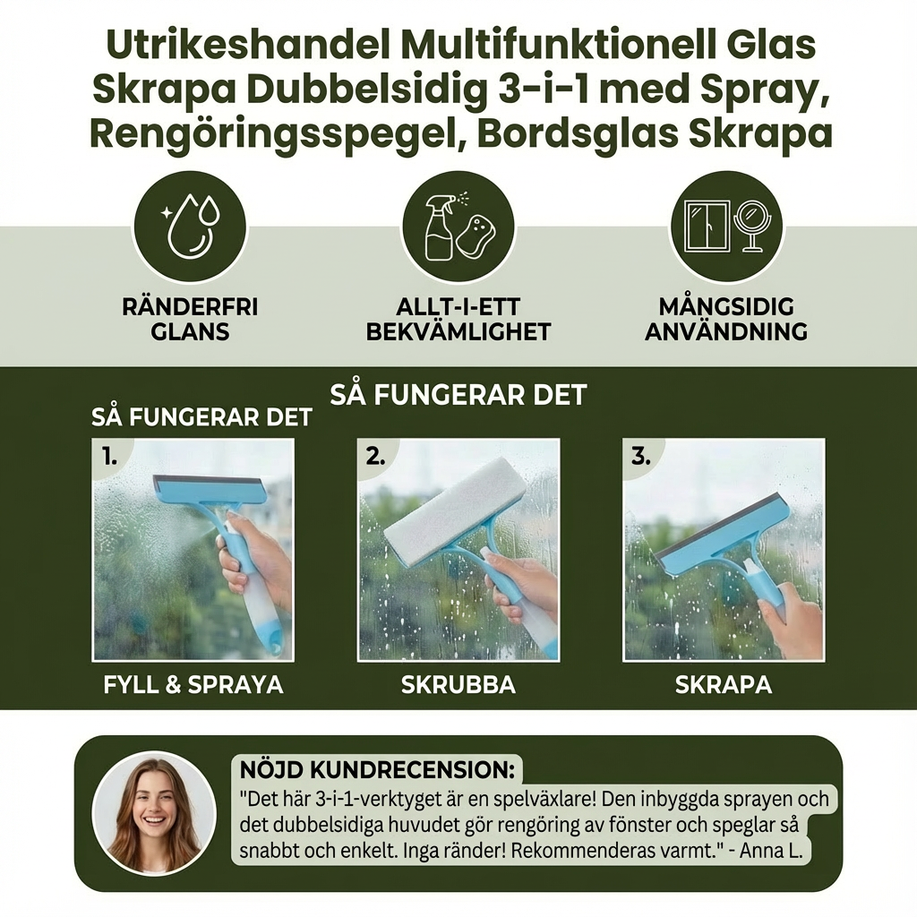 ClearSwipe™ – Inga Ränder, Inget Krångel 1+1 GRATIS