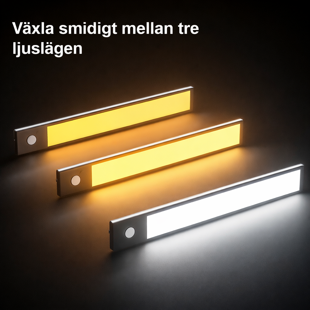 GlowSense™ Sensorlampa – 1+1 GRATIS – Se Var Du Går, Utan Att Tända Hela Rummet