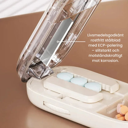 EasyDose™ Tablettdelare med förvaring