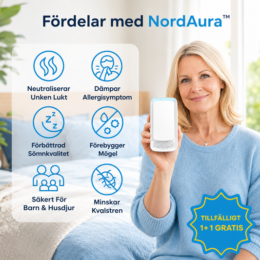 NordAura™ Luftförbättrare – 1+1 GRATIS - För Fräschare Luft i Hela Hemmet
