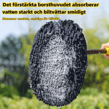 AquaSweep™ Tvättborste – Skinande Ren Bil Utan Repor - 40% RABATT