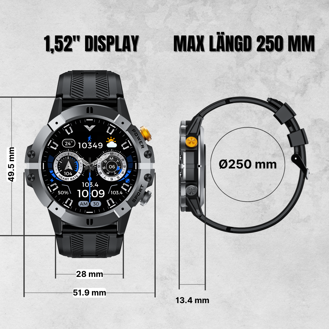 TitanX™ Smartwatch – Byggd för Prestanda