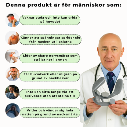 ZenPulse™ Pro Elektrisk Nack- & Axelmassager