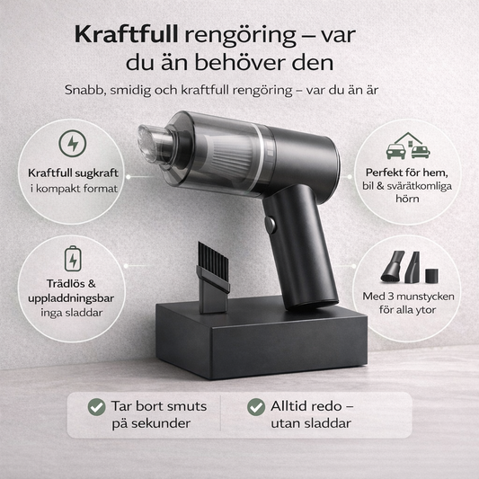 TurboClean™ – Kraftfull Rengöring i Bil & Hem